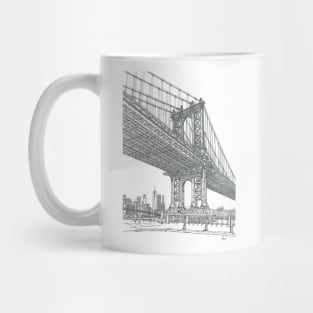 Manhattan bridge Mug